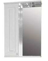 Шкаф зеркальный Наталия 500 лев белый Gota Rocio