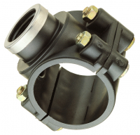 Седелка ПЭ с внут. труб. резьбой 50-1/2" 4 болта (обж) СПЕКТР 1/10