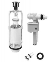 Арматура одноуровневая водосливная,бок.подв.,Тип А,круглая резина. F012400-0005 Iddis 1/20