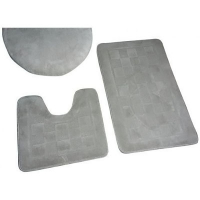 Набор ковриков д/ванной 3 предмета Zalel 55*85 Grey