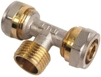 Тройник 16*3/4*16 ц/ш/ц 