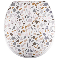 Сиденье д/унитаза мягкое Мозаика "Сантис" 1/12