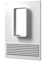 Площадка торцевая пластик. 205*240 фланец 55*110 вертикальная с решеткой 511ПВР д/пластик.воздух-ов Площадка торцевая пластик. 205*240 фланец 55*110 вертикальная с решеткой 511ПВР д/пластик.воздух-ов