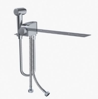 Смеситель д/биде с гигиенической лейкой (планка на унитаз) латунь G358710 d28 Биде GOTA ROCIO 1/10 Смеситель д/биде с гигиенической лейкой (планка на унитаз) латунь G358710 d28 Биде GOTA ROCIO 1/10