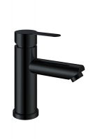 Смеситель д/умывальника шар. черный 017086 Акцент нерж. сталь GOTA ROCIO 1/10