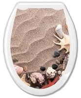 Сиденье д/унитаза жёсткое Океан "Песок" 1/10 Сиденье д/унитаза жёсткое Океан "Песок" 1/10