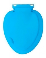 Сиденье д/унитаза овальное голубое 1/20