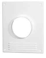 Площадка торцевая металл. с решеткой d125 125ПРМ 196*236 фланец 1/30