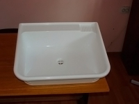 Раковина пластмассовая 41*49,5 вып 1 1/2 (полипроп)