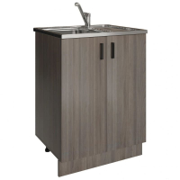 Тумба под мойку 600 шимо/ясень светлый