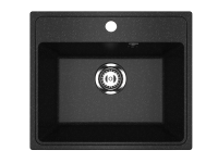 Мойка Модель GR 490-004 (черный оникс) матовая SOFT-TOUCH 490*420*170 с сифоном GOTA ROCIO