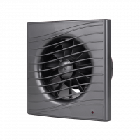 Вентилятор D125 осевой вытяжной ВИЕНТО STILL ВОЛНА В125С gray metal