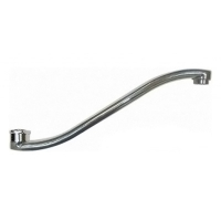 Излив д/ванны плоский S-нос 30см