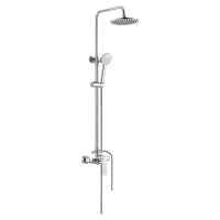 Душевая система 2-х функц. со смесителем без излива (троп.душ,лей.стац.) латунь 11145 "Мурс" GOLDEN FOX 1/1 Душевая система 2-х функц. со смесителем без излива (троп.душ,лей.стац.) латунь 11145 "Мурс" GOLDEN FOX 1/1