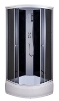Душ.каб.1000*1000*2150 ср.акр.поддон,тон.ст.,троп.душ,р.душ 2р+кр,смес.2р,пол. NG-3502-14