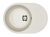 Мойка Модель GR 610-001 (бел) матовая SOFT-TOUCH 610*470*175 с сифоном GOTA ROCIO