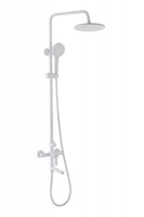 Душевая система 3-х функц.,смеситель шар., излив L-20, цвет белый, материал нерж. сталь G690273 Акцент GOTA ROCIO® 1/1