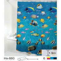 Шторка д/ванной 180*180см Peva H-660