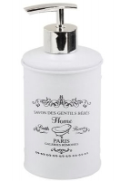 Дозатор д/жидкого мыла металл. белый B0364S_в Дозатор д/жидкого мыла металл. белый B0364S_в