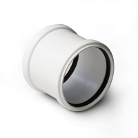 Муфта 110 надвижная б/перегородки малошумная внутр.канал. ELITE 1/70