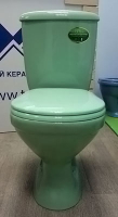 Унитаз-компакт Суперкомпакт светло-зеленый с гофрой Комбо (г.Ст.Оскол)