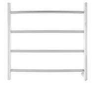 Полотенцесушитель Мадрид 500*500/4 1" GR белый матовый нижн. подкл (креп. в комплекте)