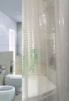 Шторка д/ванной 180*180см Zalel 3D эффект Clear YQL-3D-009