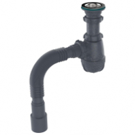 Сифон 1 1/2*40 с мет.реш. с г.т. 40х40/50 ГРАНИТ Aquant B0195 1/30