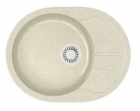 Мойка Модель 10 (беж.) матовая 575x440x215 с сифоном GOTA ROCIO