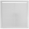 Решетка вентиляционная вытяжная 170*240 АБС-пластик белая 1724В 1/80