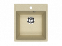 Мойка Модель GR 425-002 (слоновая кость) матовая SOFT-TOUCH 425*485*175 с сифоном GOTA ROCIO