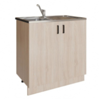 Тумба под мойку 800 венге светлое