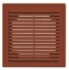 Решетка вентиляционная вытяжная с рамкой 150*150 АБС-пластик 1515ВР коричневый