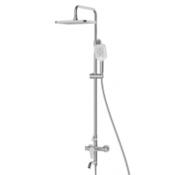 Душевая система 3-х функц. со смесителем и коротким изливом (тропич.душ, лейка стац.) нержав. сталь 11345 Ломонд GOLDEN FOX BW0317 1/1 Душевая система 3-х функц. со смесителем и коротким изливом (тропич.душ, лейка стац.) нержав. сталь 11345 Ломонд GOLDEN FOX BW0317 1/1