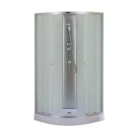 Душ.каб.900*900*2150 низ.акр.поддон,мат.ст. б/крыши NG-4301-08BK (аналог 444)