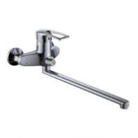 Смеситель д/ванны шар. с изливом L-40см. перекл.душа G154910 d40 Аврора GOTA ROCIO® 1/10 