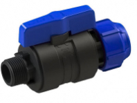 Кран шаров. для ПНД труб компрес. наруж.рез. 20*1/2 ITAL/SPEKTR