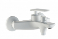 Смеситель Дартмур д/ванны шар. с коротким изливом 11413 белый GOLDEN FOX 1/10