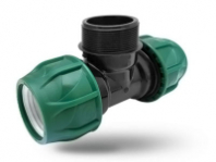 Тройник наруж.резьба 20*1/2*20 обж.  1/15/50 ТПК-АКВА/POELSAN РАСПРОДАЖА