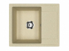 Мойка Модель GR 575-002 (слоновая кость) матовая SOFT-TOUCH 575*495*190 с сифоном GOTA ROCIO