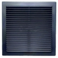 Решетка вентиляционная вытяжная 110*220 АБС-пластик графит 1122В 1/50