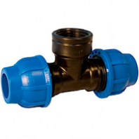 Тройник внутр.резьба 32*1/2*32 обж.