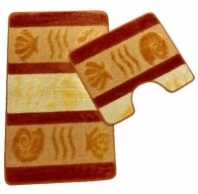 Набор ковриков д/ванной 2 предмета 60*100/50*60 HURREM Brik 