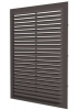 Решетка вентиляционная вытяжная 130*190 АБС-пластик коричневая 1319В