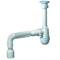 Сифон 1 1/4*40 с гофрой 40*50 Ани Пласт C1010 1/30