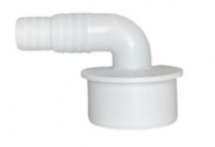 Адаптер д/подключения слива быт/техники D50 мм угол 90°(9-0023) Адаптер д/подключения слива быт/техники D50 мм угол 90°(9-0023)