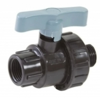 Кран шаров. для ПНД труб компрес. нар/вн. 3/4*1/2 ITAL/SPEKTR