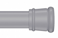 Карниз д/ванной 110-200см серый IDDIS SRC0120i14