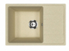 Мойка Модель GR 600-002 (слоновая кость) матовая SOFT-TOUCH 600*420*170 с сифоном GOTA ROCIO