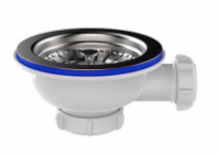 Выпуск 3 1/2 с нерж. сеткой Aquant NV250 с выходом на перелив 1/40 (аналог М250)